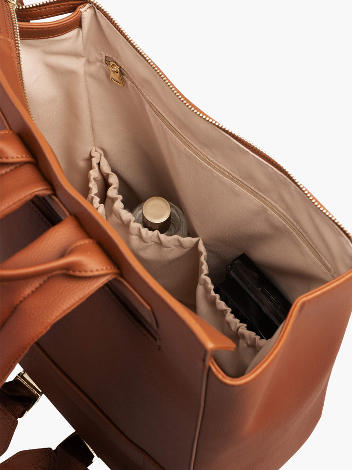 Maverick & Co. - Sonnet Leather Backpack #color_cognac