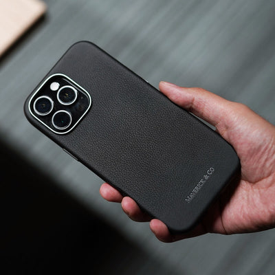 Maverick & Co. - Pebbled Leather Phone Case