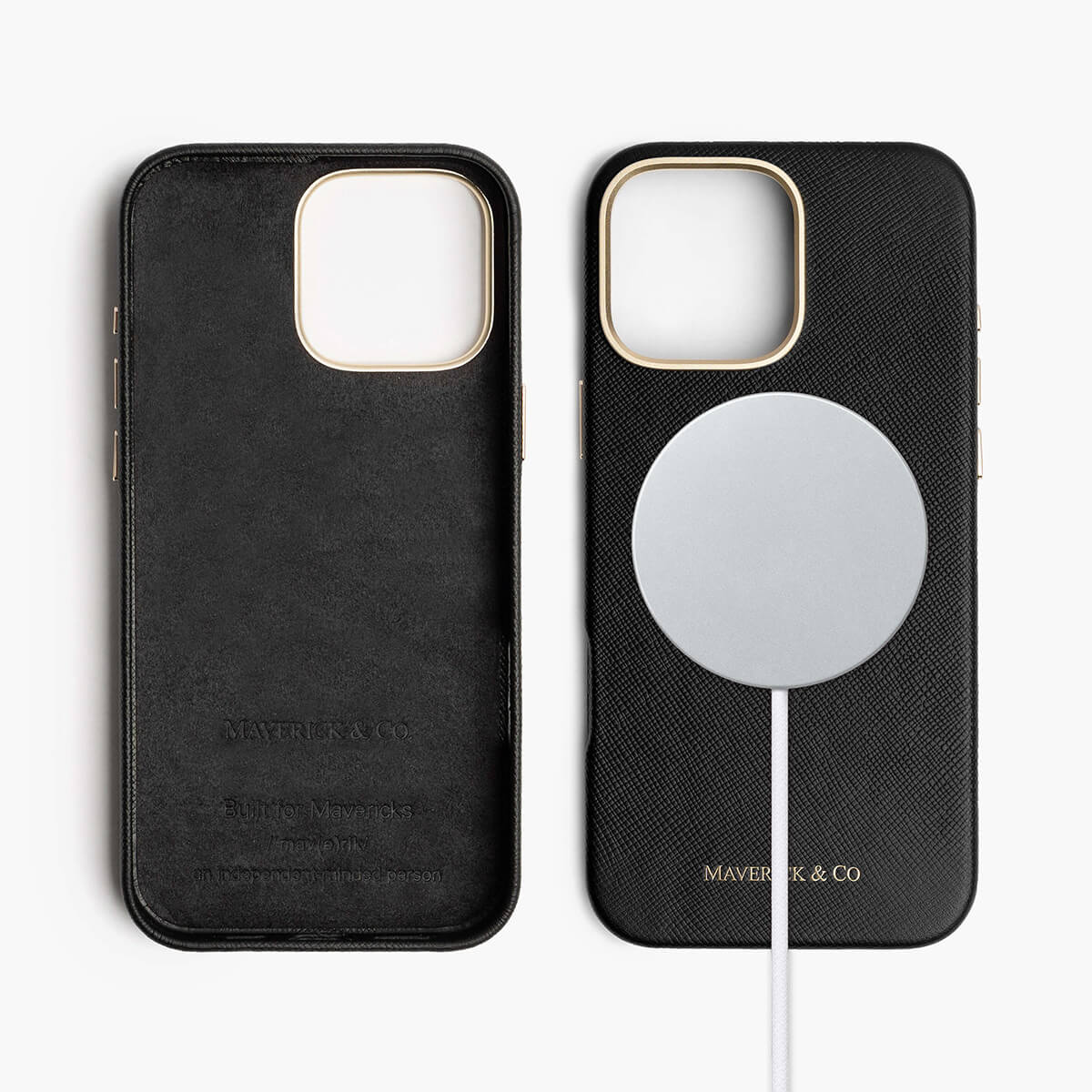 Maverick & Co. - Saffiano Leather Phone Case
