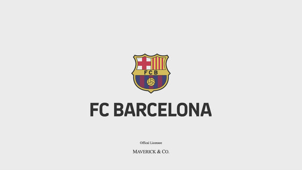 Maverick & Co. - FC Barcelona Slim Leather Unisex Wallet Navy