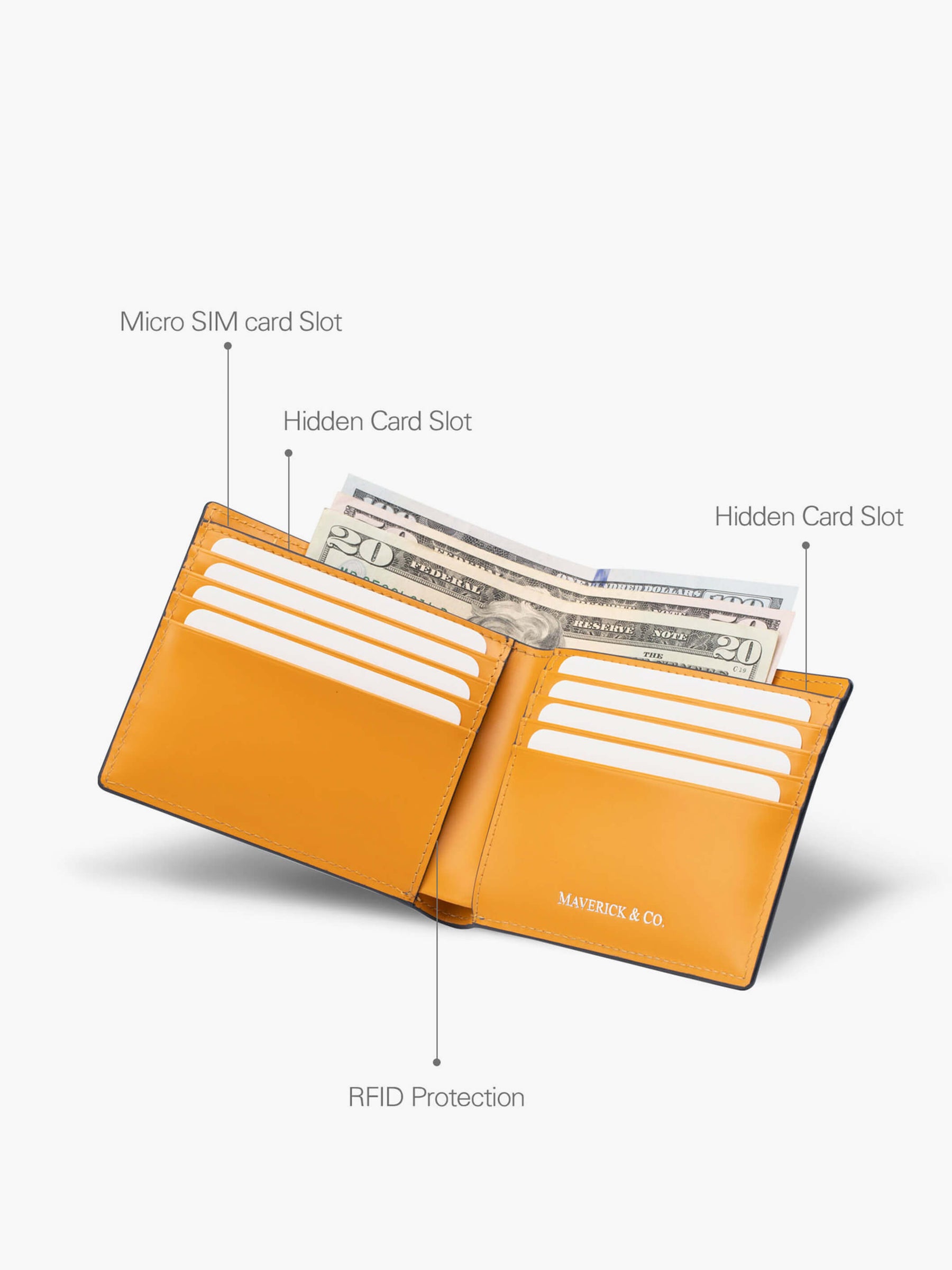 Cosmopolitan Slim Leather Wallet-0