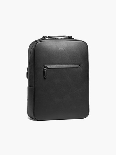 Maverick & Co. - Earthen Recycled Leather Backpack #color_black