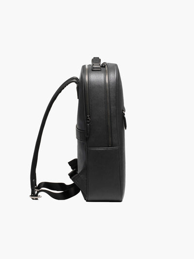 Maverick & Co. - Earthen Recycled Leather Backpack #color_black