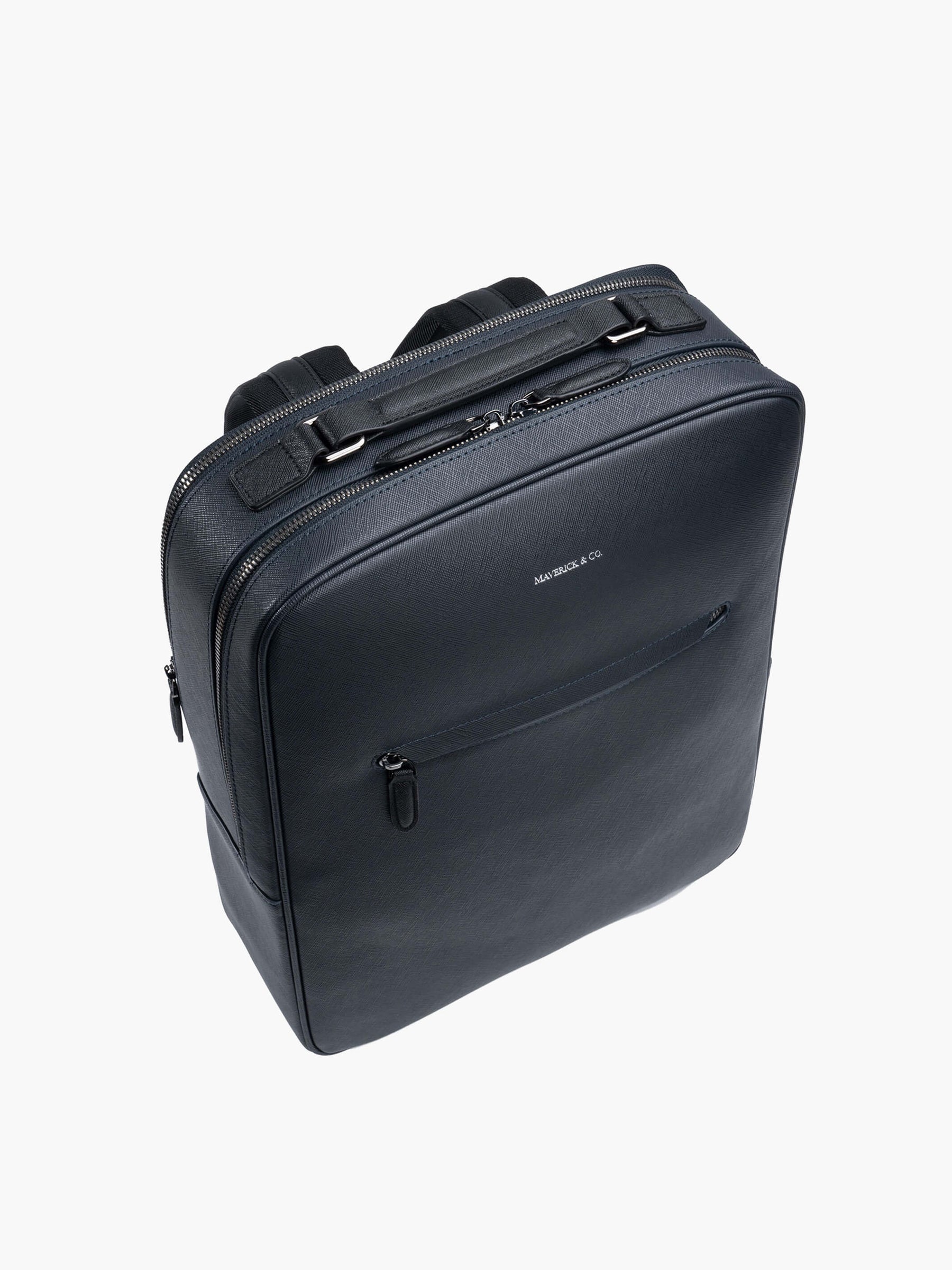 Earthen Recycled Leather Backpack-4