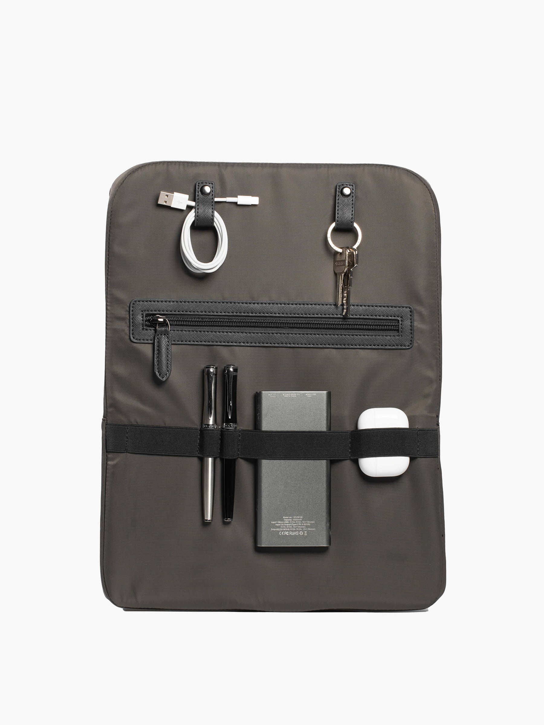 Earthen Recycled Leather Backpack-2