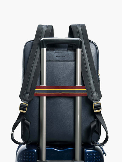 Maverick & Co. - FC Barcelona Double-Zip Leather Backpack
