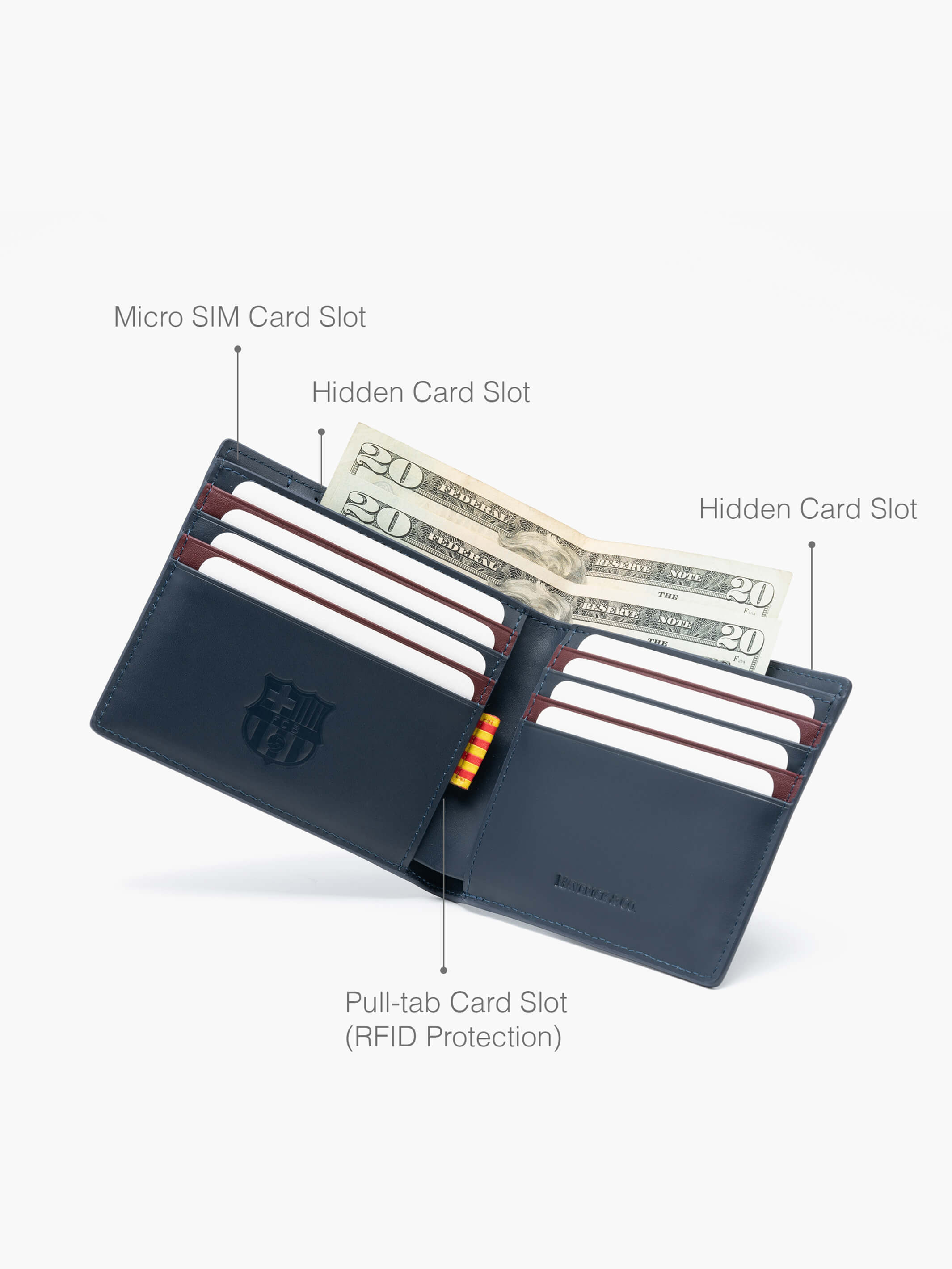 Maverick & Co. - FC Barcelona Slim Wallet