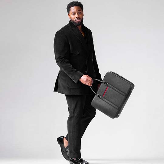 Maverick & Co. - Manhattan Double-Zip Leather Briefcase