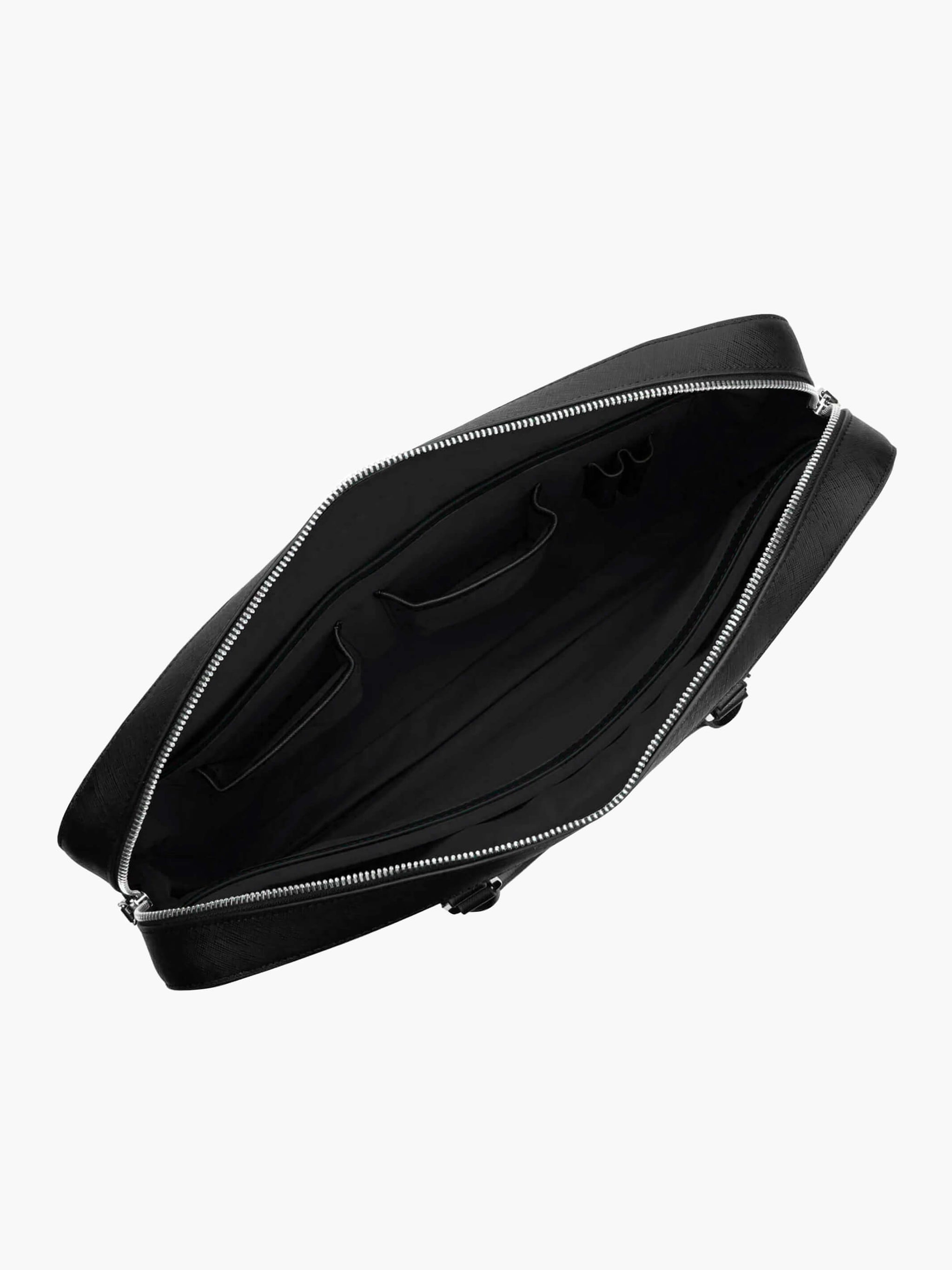 Maverick & Co. - Manhattan Leather Briefcase #color_black