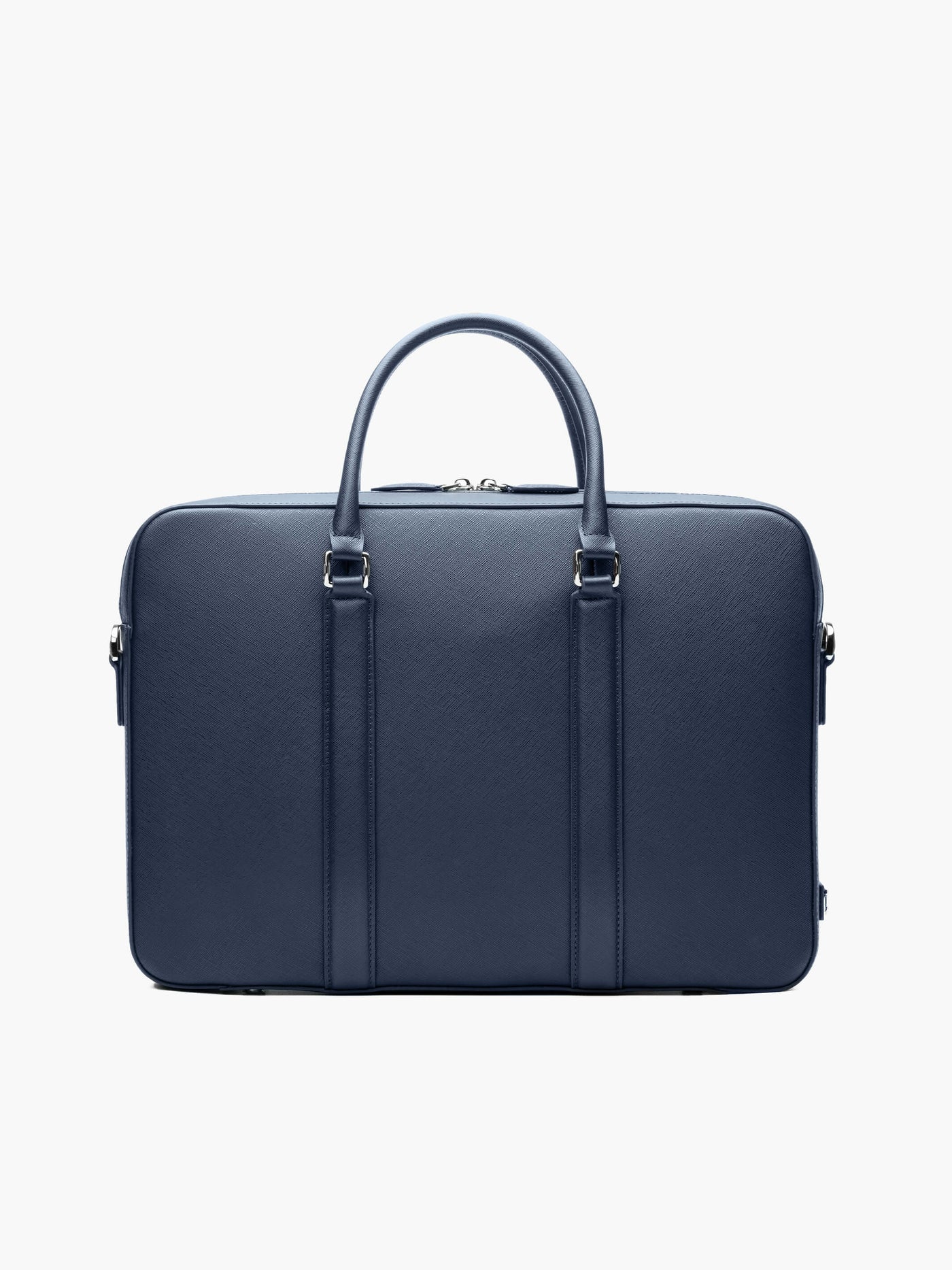 Maverick & Co. - Manhattan Leather Briefcase #color_navy