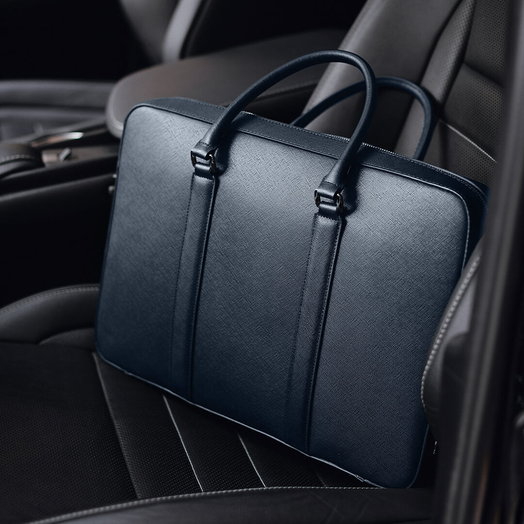 Maverick & Co. - Manhattan Monochrome Leather Briefcase