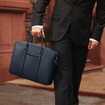 Maverick & Co. - Manhattan Monochrome Leather Briefcase