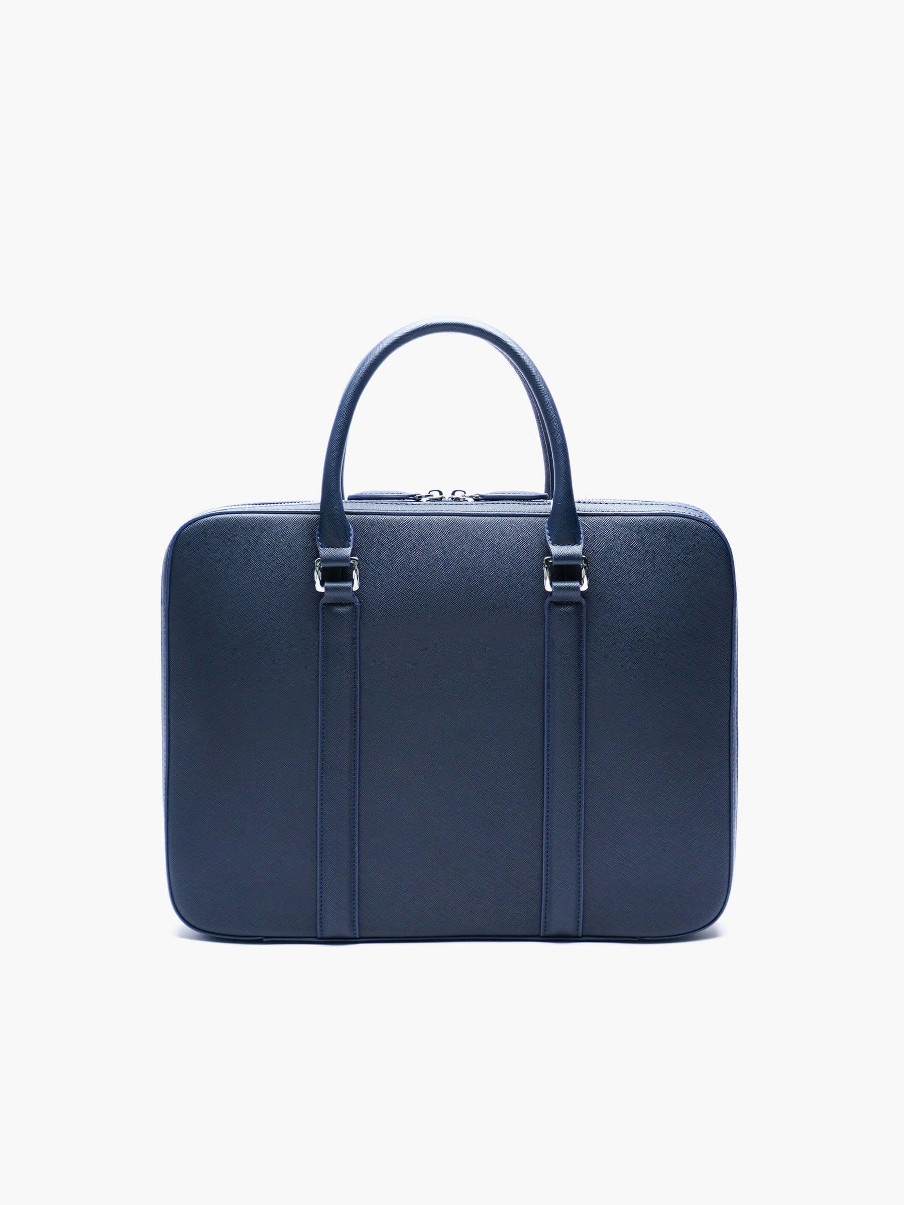 Manhattan Slim Leather Briefcase-3